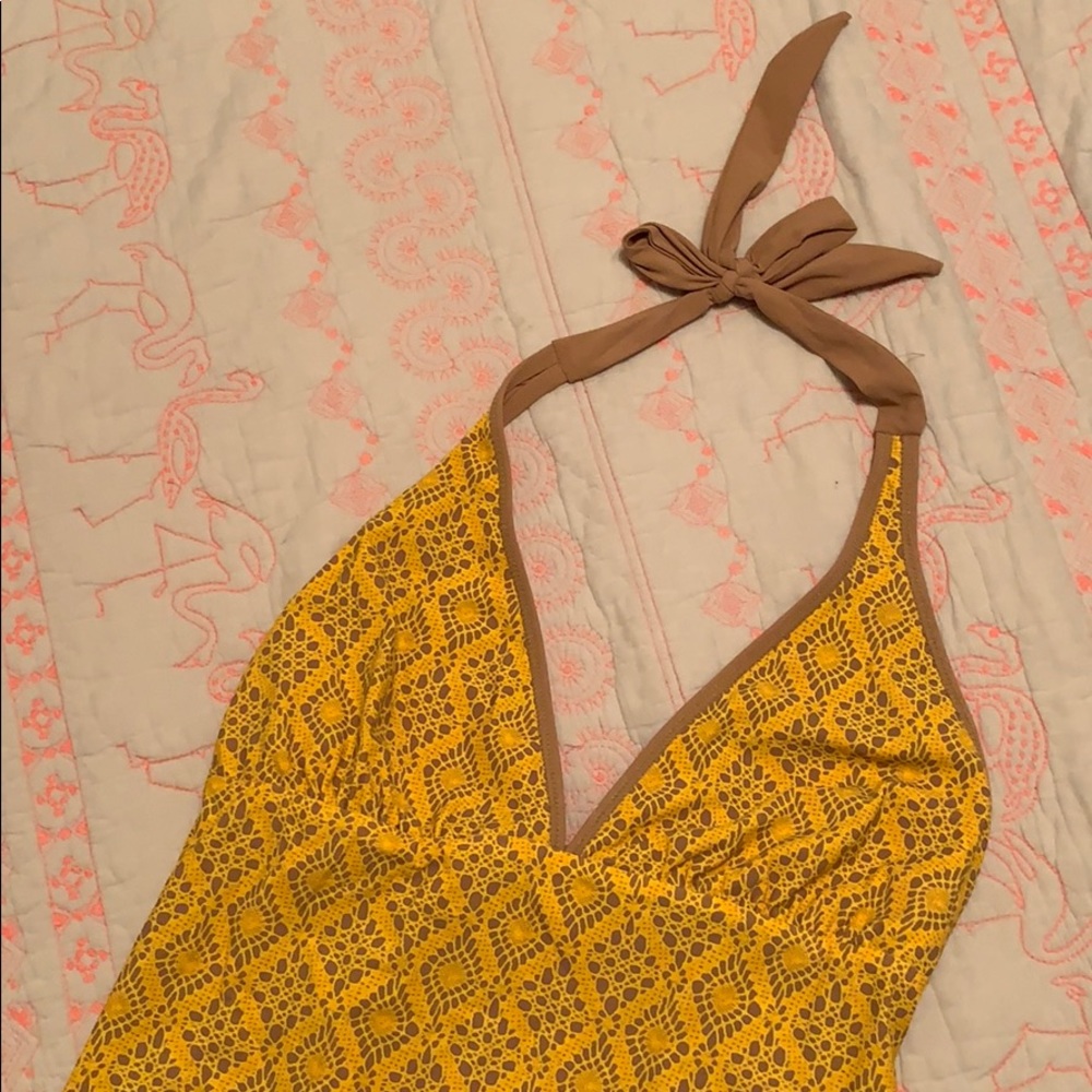 Reversible Commando one-piece bathing suit